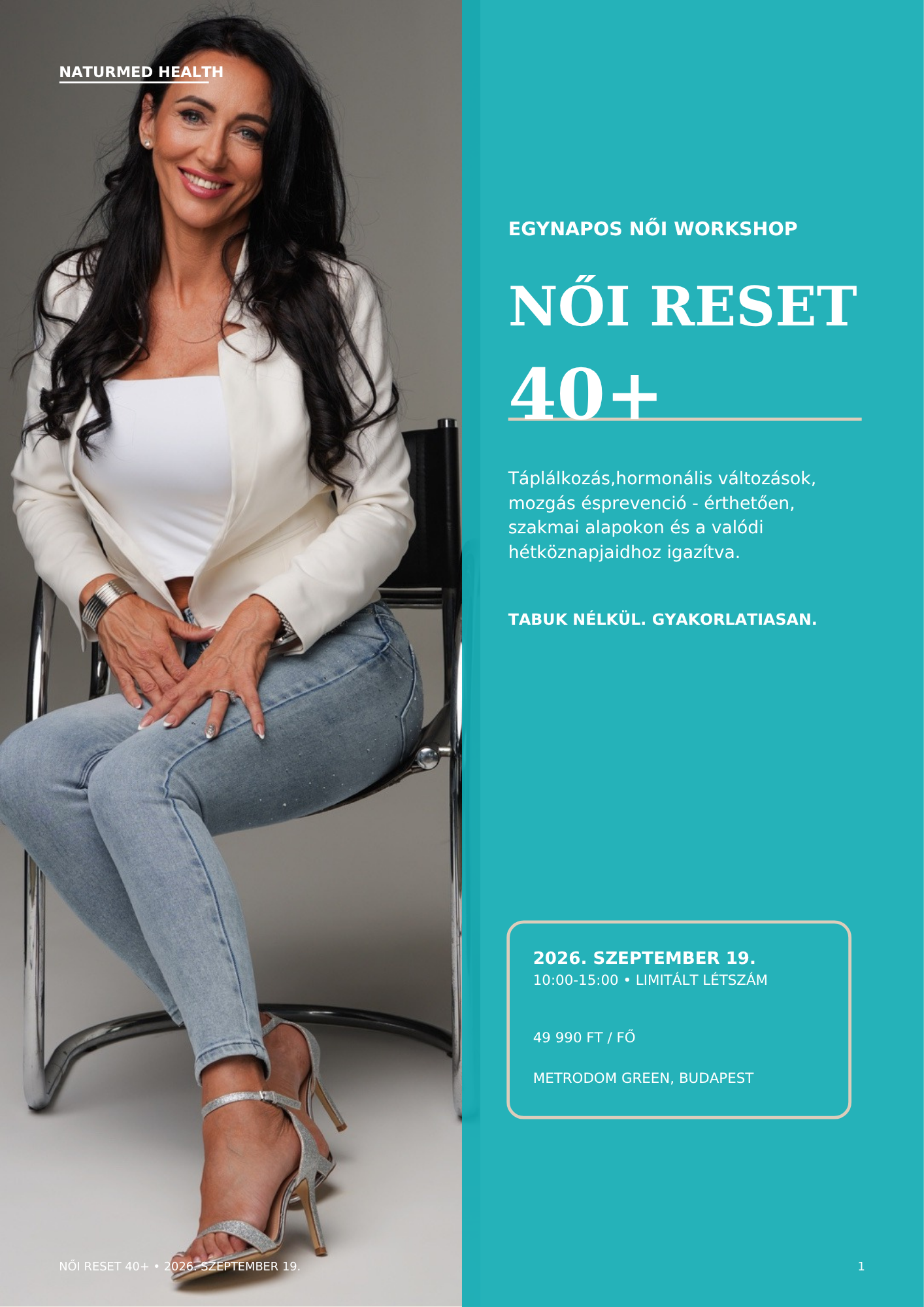 Női reset 40+ workshop